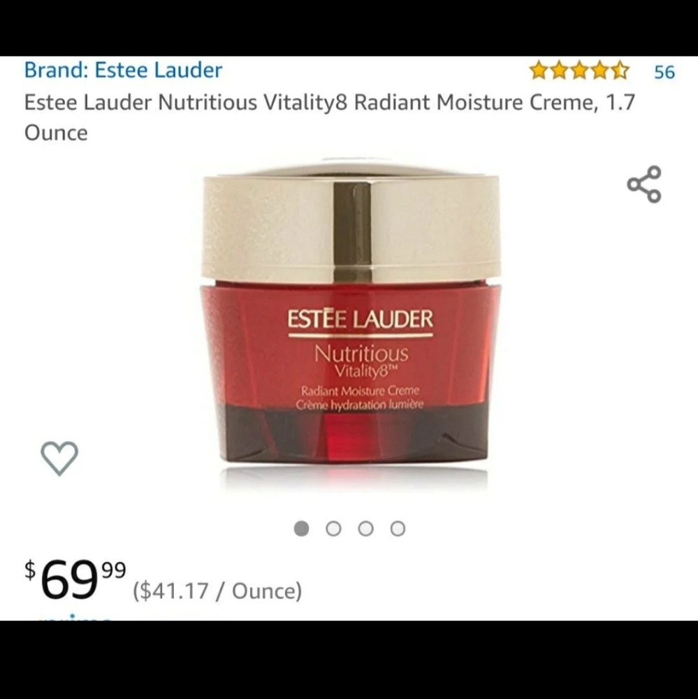 Estee Lauder Nutrious Vitality8 Moisturizer New